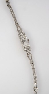 ART DECO PLATINUM AND DIAMOND
