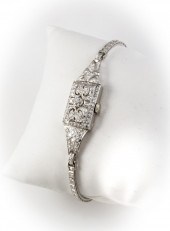 ART DECO PLATINUM AND DIAMOND