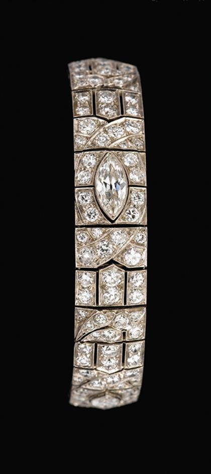 Art Deco platinum and diamond