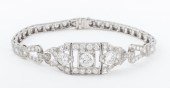 ART DECO PLATINUM & DIAMOND BR