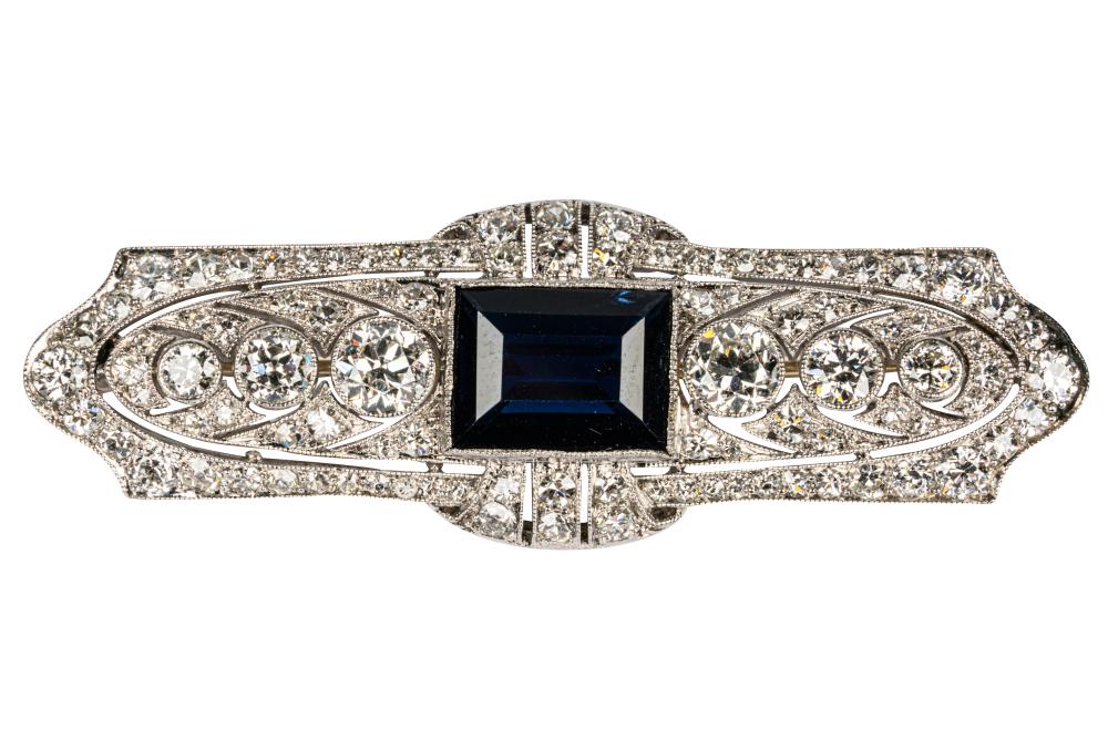 ART DECO PLATINUM, DIAMOND, &