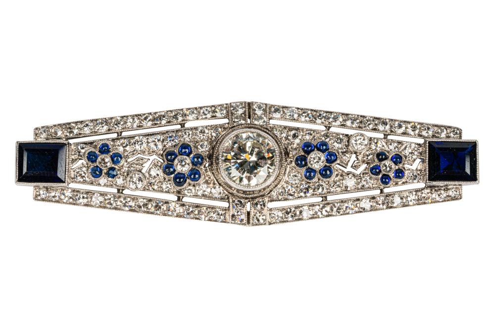 ART DECO PLATINUM, DIAMOND, &