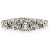 ART DECO PLATINUM & DIAMOND LA