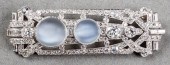 ART DECO PLATINUM, DIAMOND & M