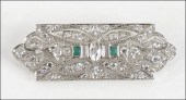ART DECO PLATINUM DIAMOND AND