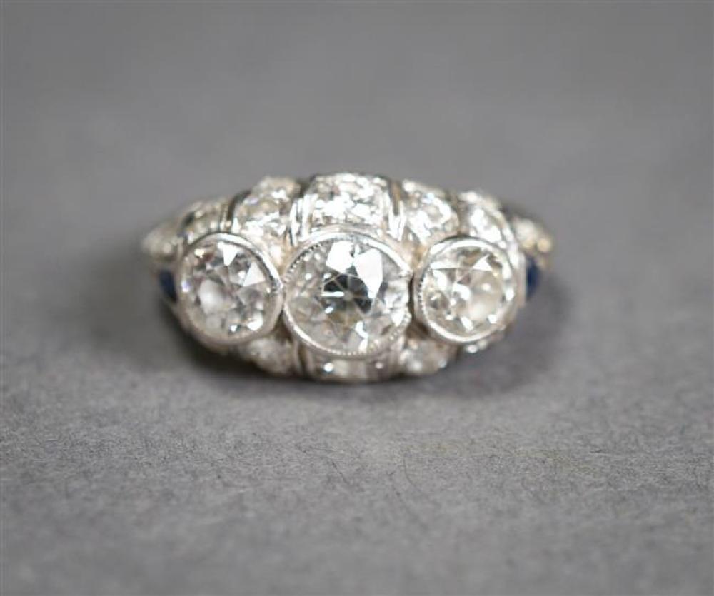 ART DECO PLATINUM, DIAMOND AND