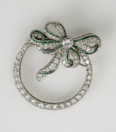 ART DECO PLATINUM, DIAMOND AND