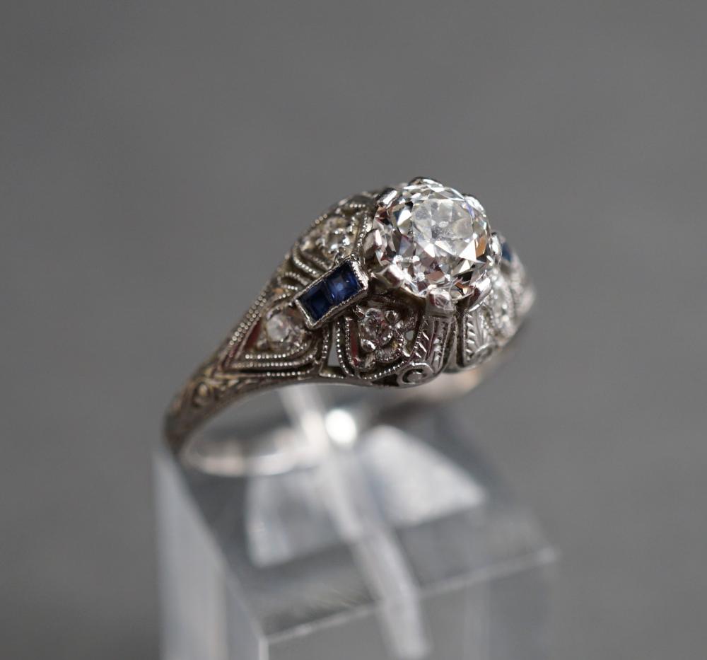 ART DECO PLATINUM, DIAMOND AND