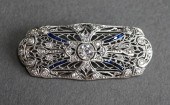 ART DECO PLATINUM, DIAMOND AND