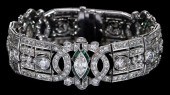 ART DECO PLATINUM, DIAMOND AND