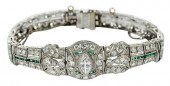ART DECO PLATINUM DIAMOND AND