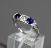 ART DECO PLATINUM, DIAMOND AND