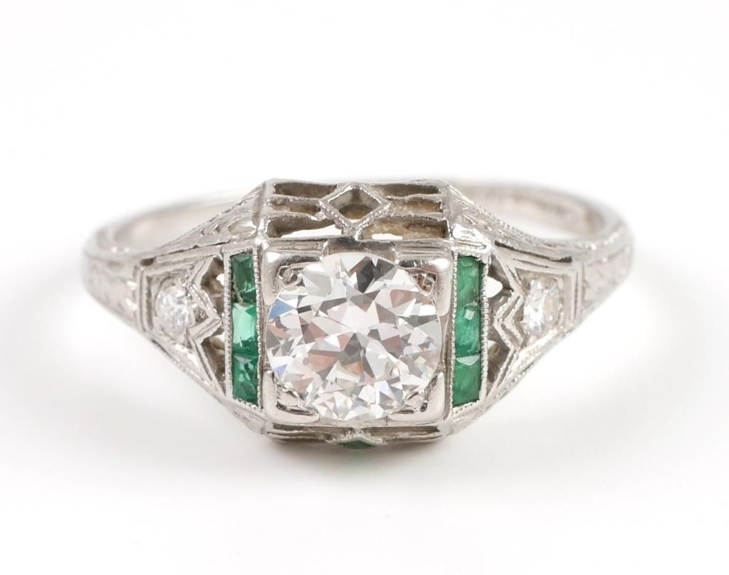ART DECO PLATINUM DIAMOND