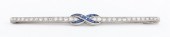 ART DECO PLATINUM DIAMOND SYNT