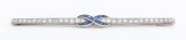 ART DECO PLATINUM DIAMOND SYNT
