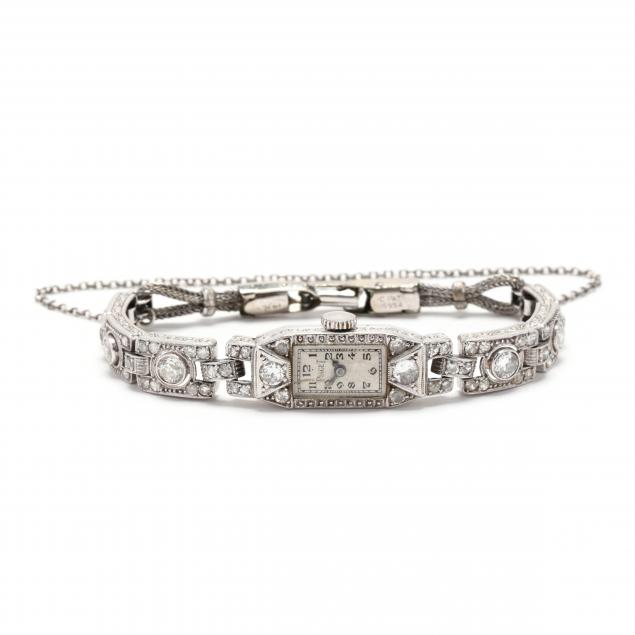 ART DECO PLATINUM, WHITE GOLD,