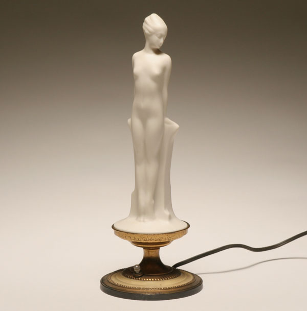 Art Deco porcelain female nude