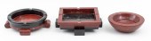 ART DECO RED JASPER & BLACK ON