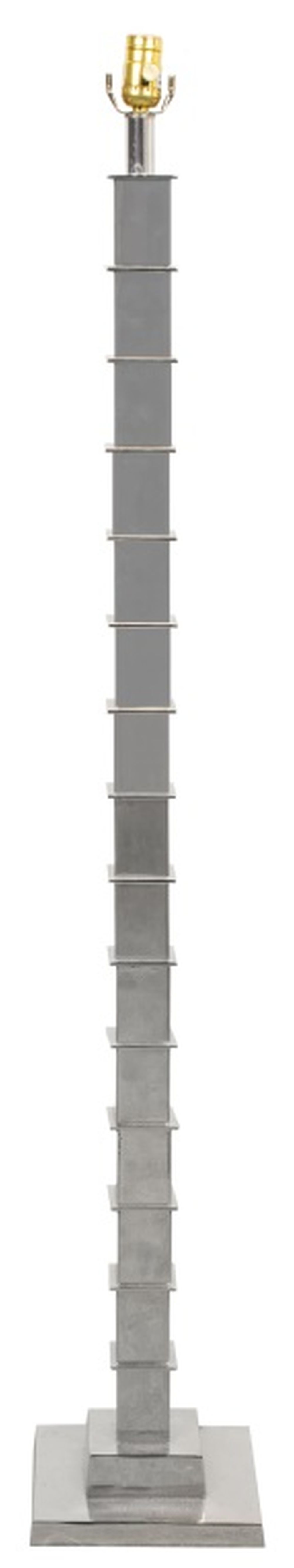 ART DECO REVIVAL CHROME FLOOR