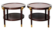 ART DECO REVIVAL ROUND END TAB