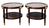 ART DECO REVIVAL ROUND END TAB
