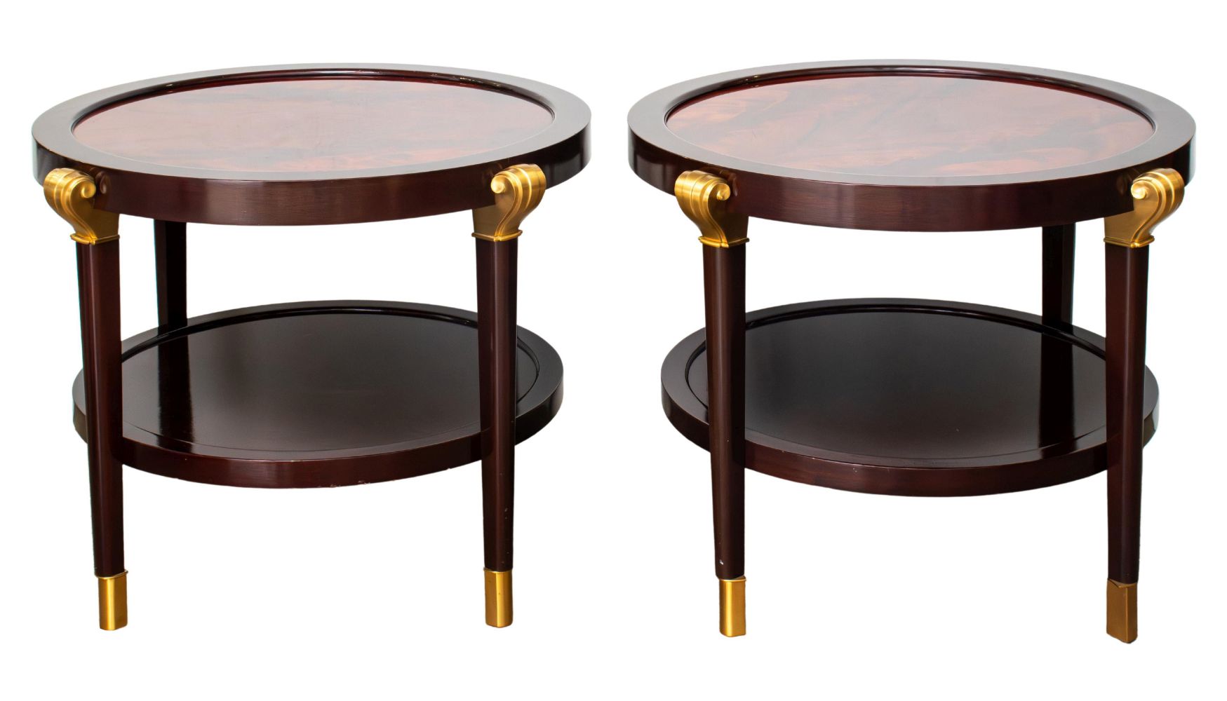 ART DECO REVIVAL ROUND END