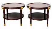 ART DECO REVIVAL ROUND END TAB