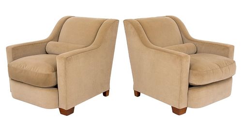 ART DECO REVIVAL VELVET UPHOLSTERED