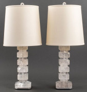 ART DECO ROCK CRYSTAL TABLE LA