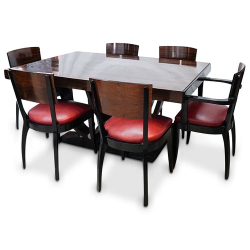 ART DECO ROSEWOOD DINING