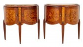 ART DECO ROSEWOOD MARQUETRY NI