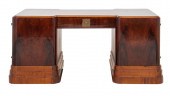 ART DECO ROSEWOOD VENEER DOUBL