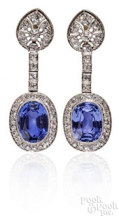 ART DECO SAPPHIRE AND DIAMOND