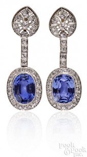 ART DECO SAPPHIRE AND DIAMOND