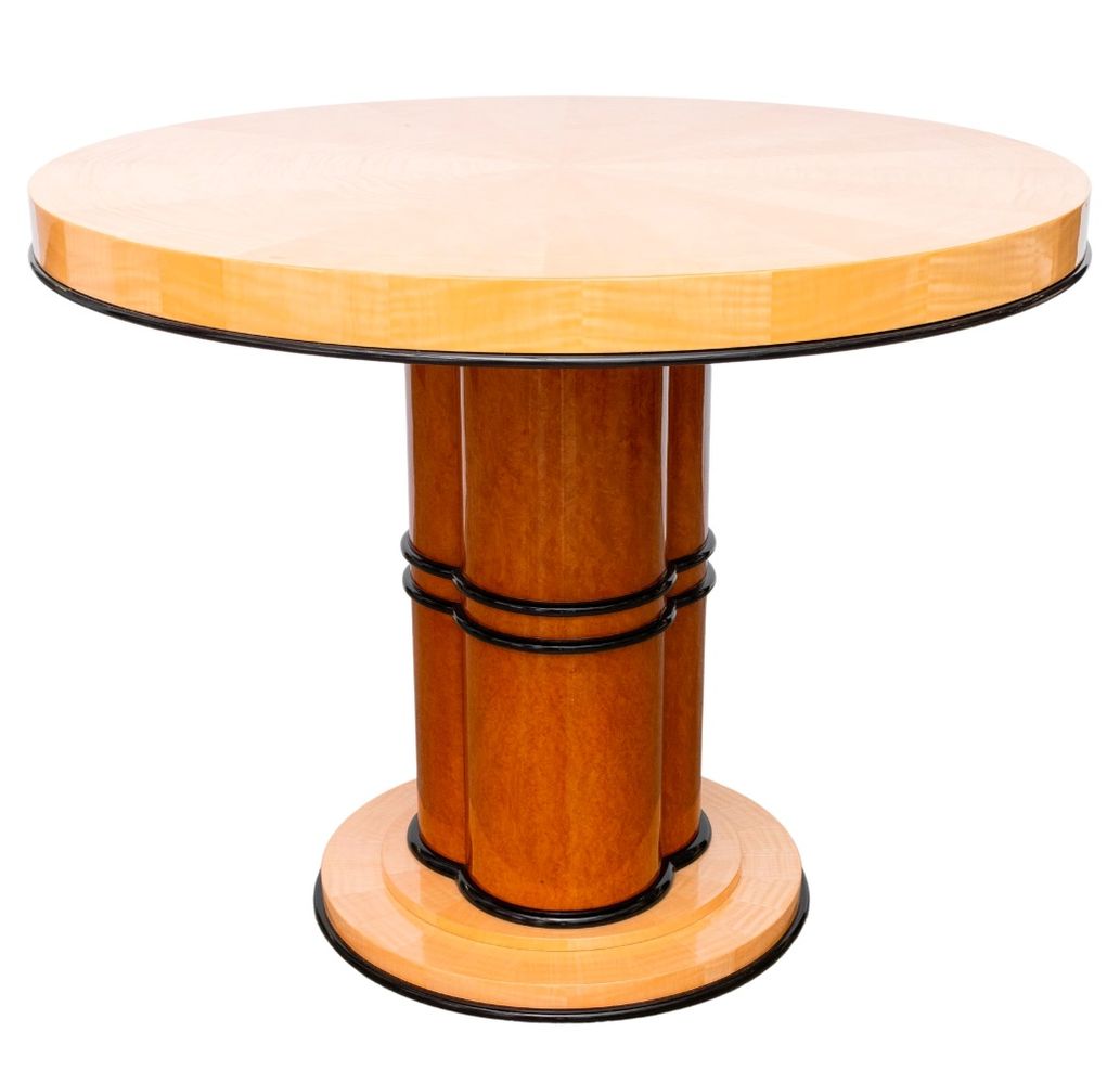 ART DECO SATINWOOD ROUND