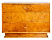 ART DECO SCANDINAVIAN BIRCH CH