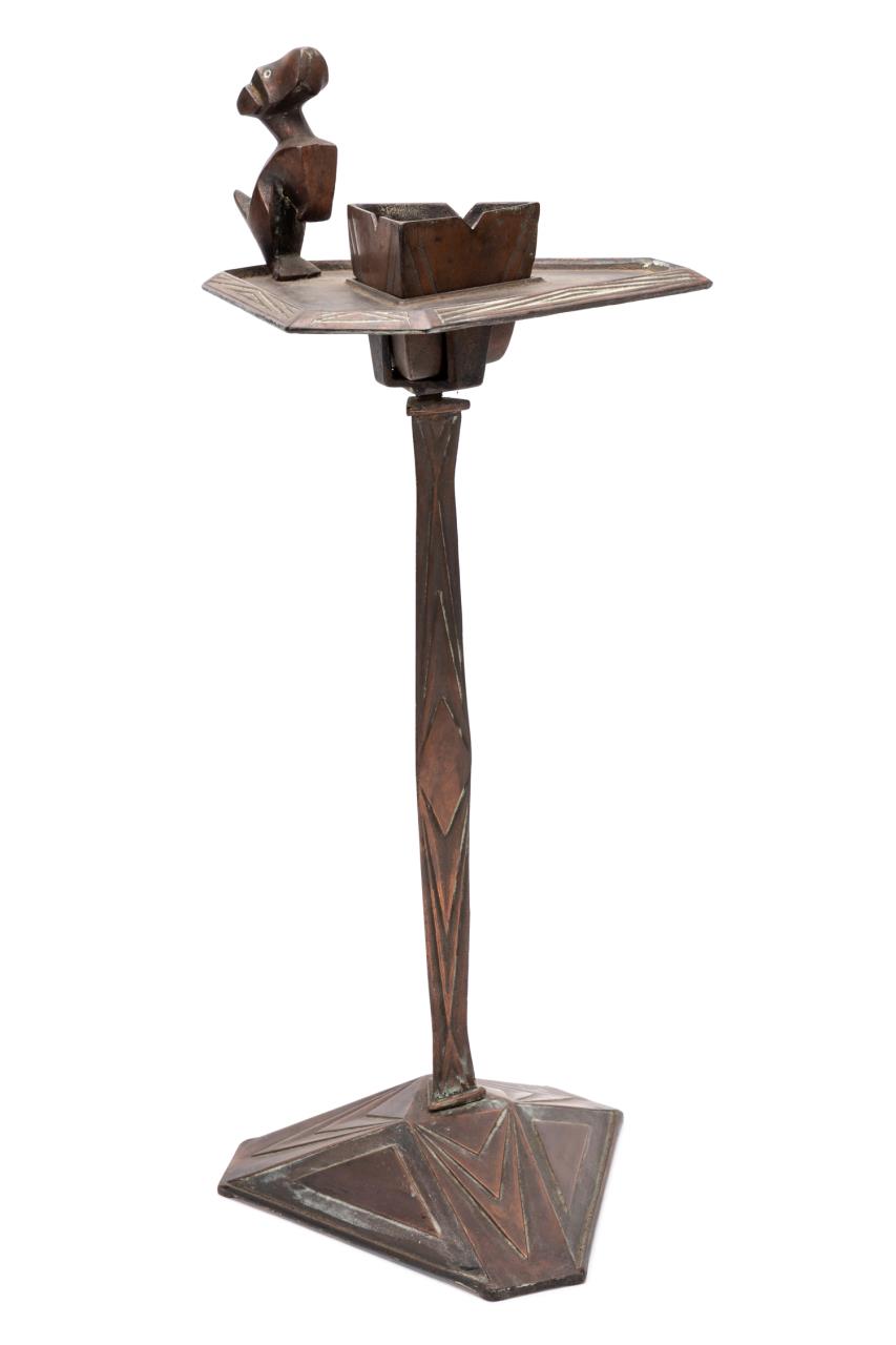 ART DECO SCOTTIE SMOKING STAND