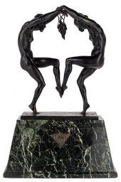 ART DECO SCULPTURE BY AURORE O
