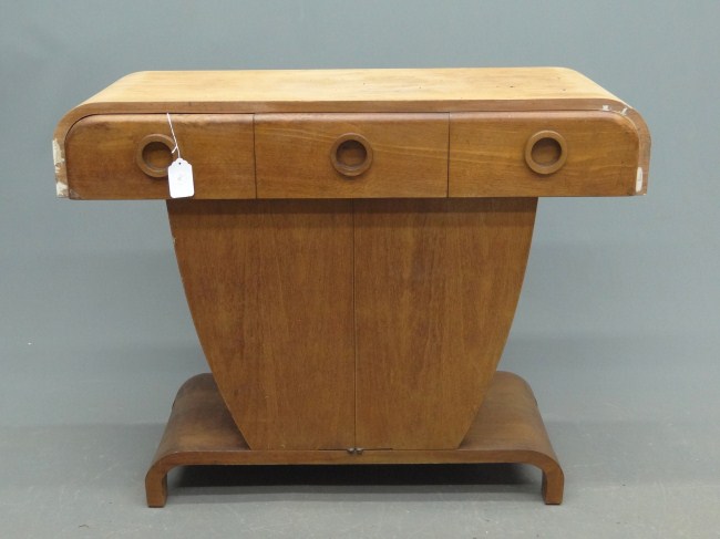 Art Deco server vase form base with