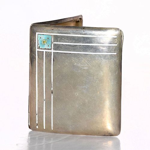 ART DECO SILVER CIGARETTE