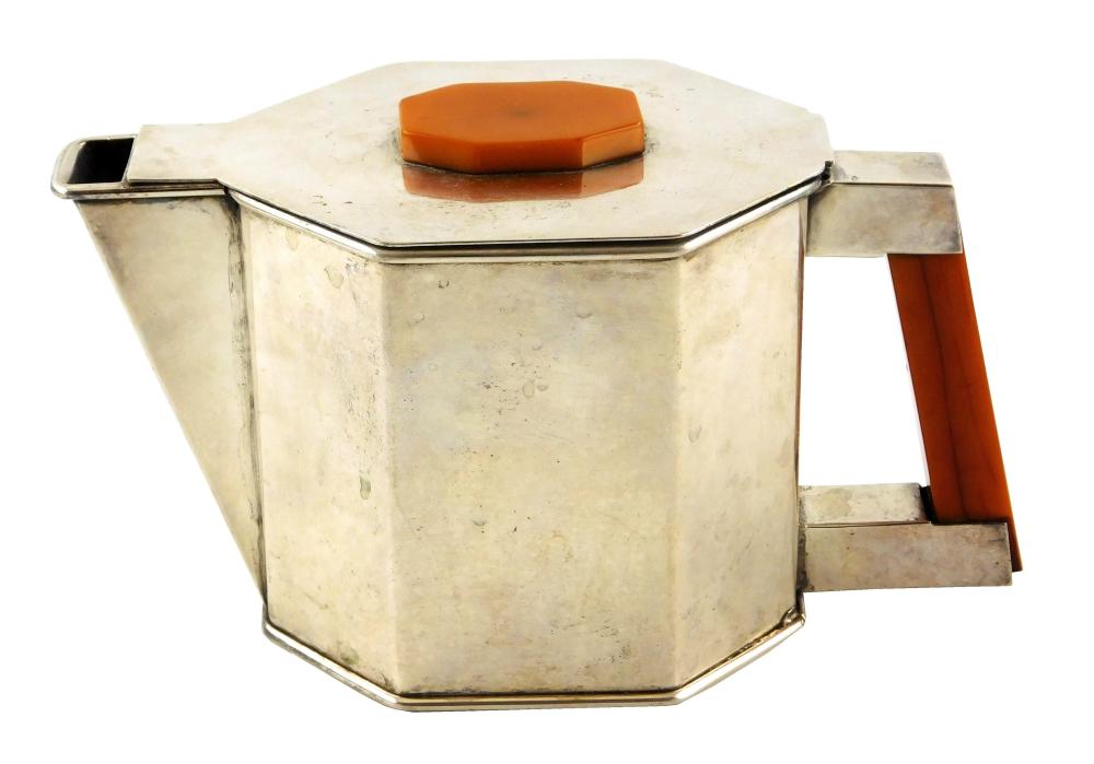 ART DECO SILVER PLATE AND