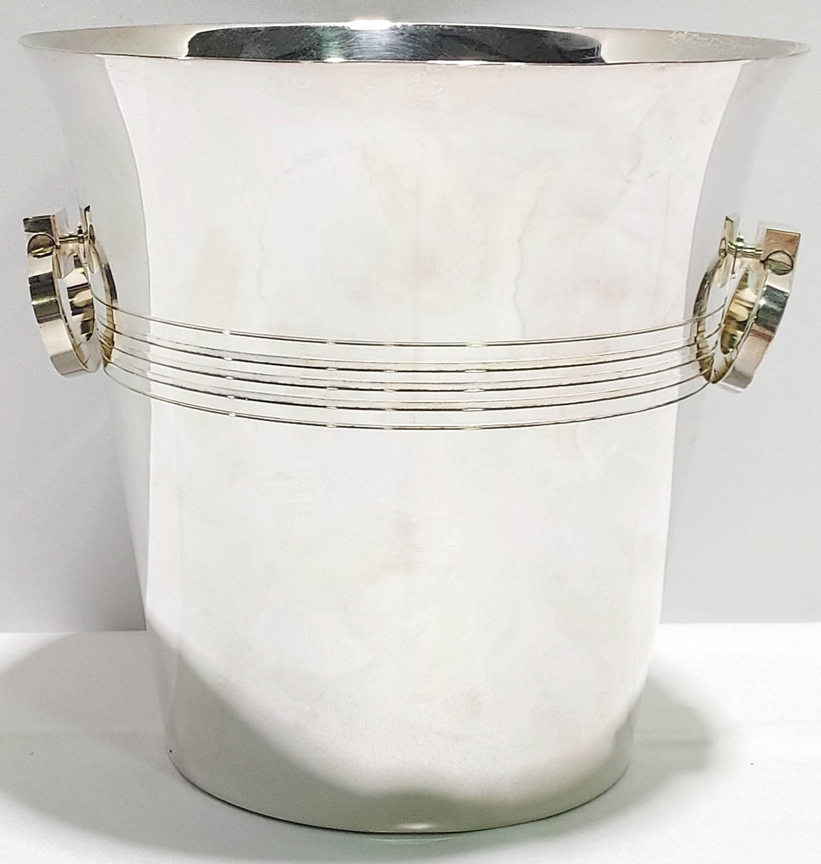 ART DECO SILVER PLATED CHAMPAGNE