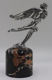 ART DECO SILVERPLATE CAR MASCO