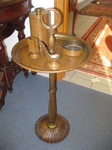 Art Deco Smoking Stand copper