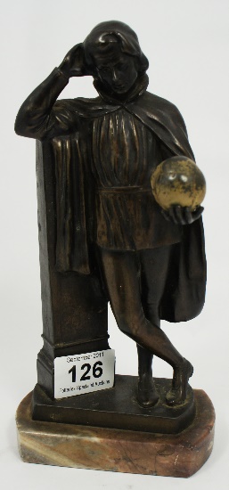 Art Deco Spelter Figure of Othello