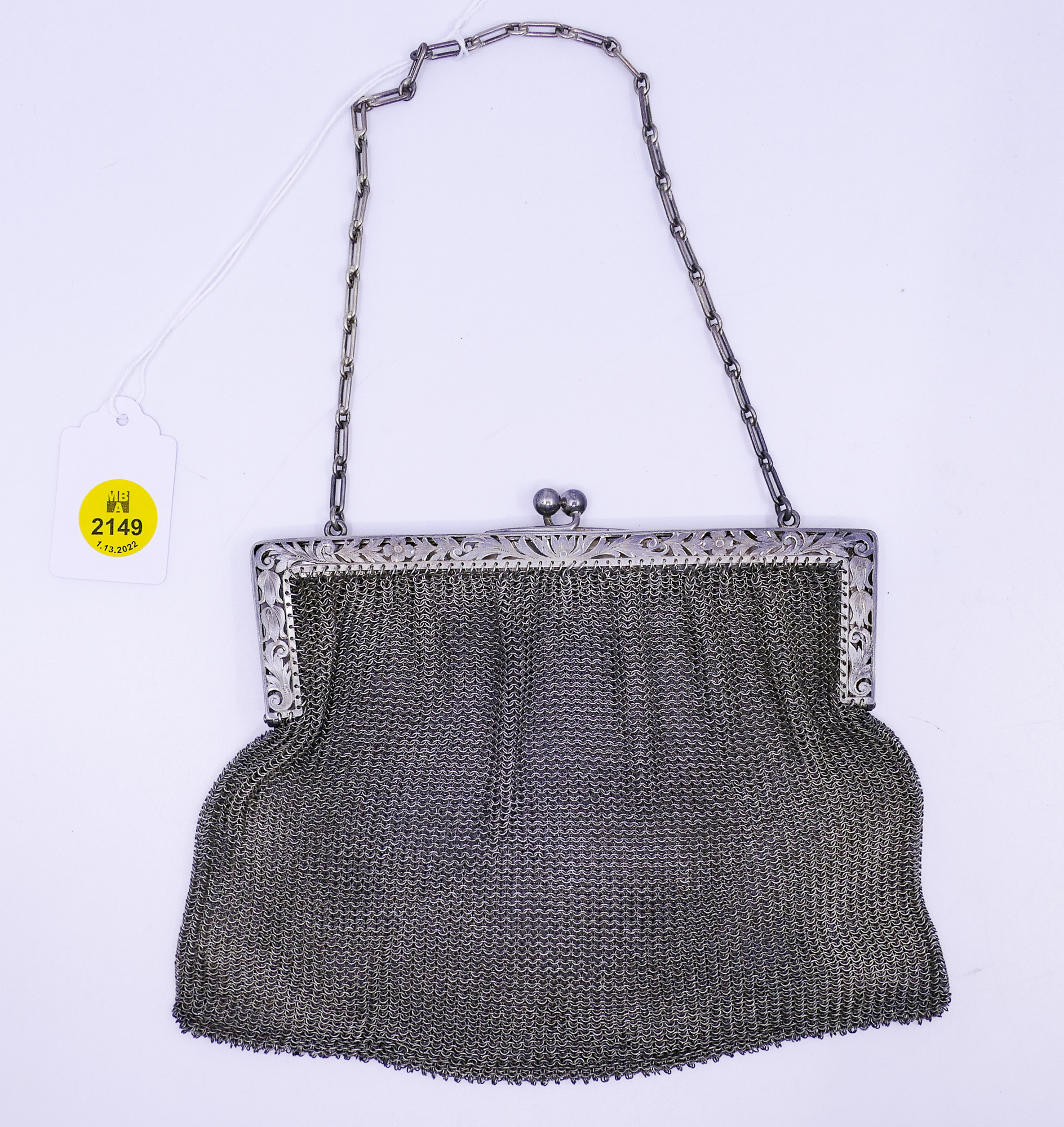 Art Deco Sterling Mesh Handbag-