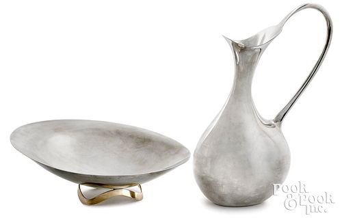 ART DECO STERLING SILVER PITCHER