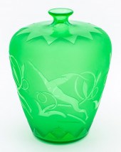 ART DECO STEUBEN ACID-ETCHED G