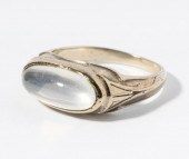 ART DECO STYLE 10 KARAT WHITE