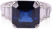 ART DECO STYLE 3.9 CARAT GIA S